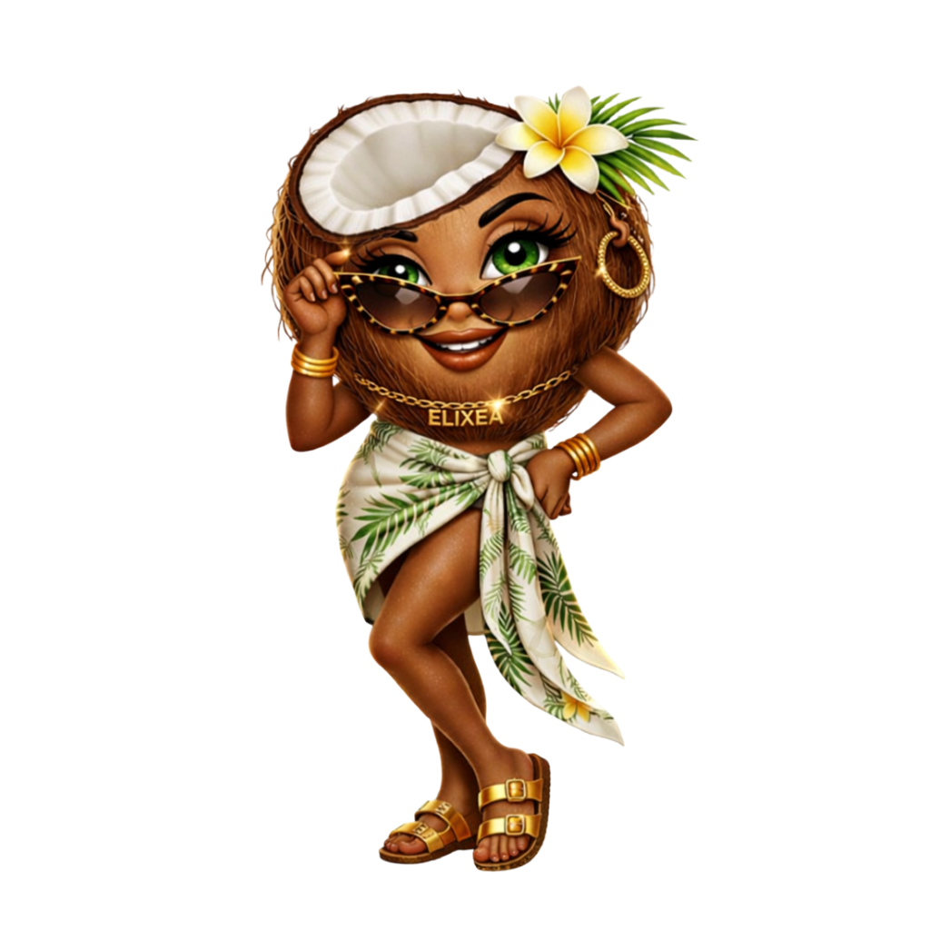 NUTS ABOUT COCOS. Tropical Tea. Coconut•Lime• Pineapple•Butterfly peaflowers•Black Tea
