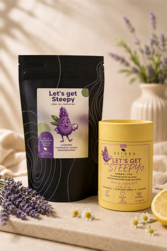LETS GET STEEPY. Sleepy Tea. Chamomile• Lavender•Passionflower