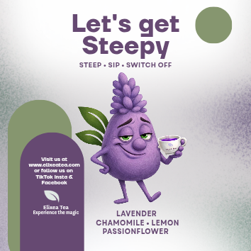 LETS GET STEEPY. Sleepy Tea. Chamomile• Lavender•Passionflower