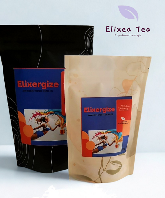 ELIXERGIZE. Energy Tea Ginseng•Goji Berry•Gotu Kola•Hibiscus