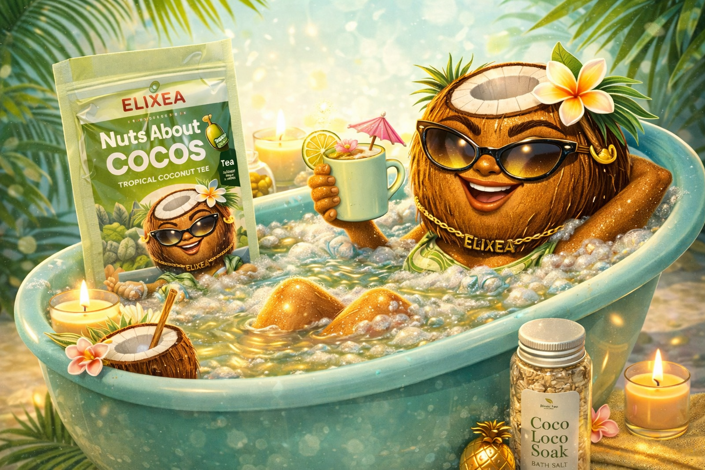 Nuts About Cocos Sip and Soak gift pack