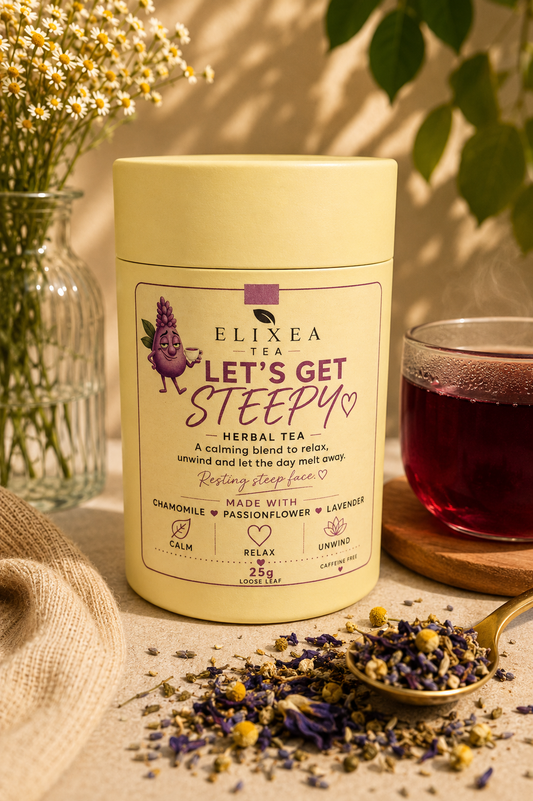 LETS GET STEEPY. Sleepy Tea. Chamomile• Lavender•Passionflower