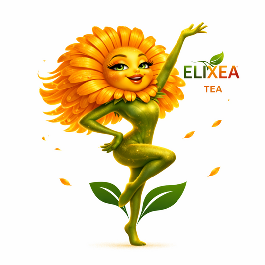 GLOW JOB. Wellness Tea. Green Tea• Tumeric• Ginger• Calendula flowers