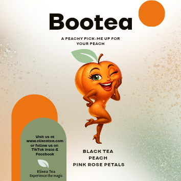 BOOTEA. Ultra Hydration Peach•Apple•Pink rose petals•Black tea